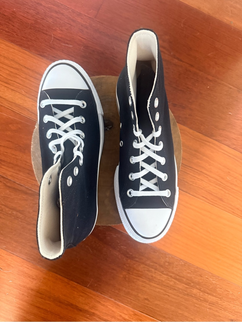 Converse Chuck Taylor All Star Lift Platform High Top Black White Women’s - Picture 8 of 10